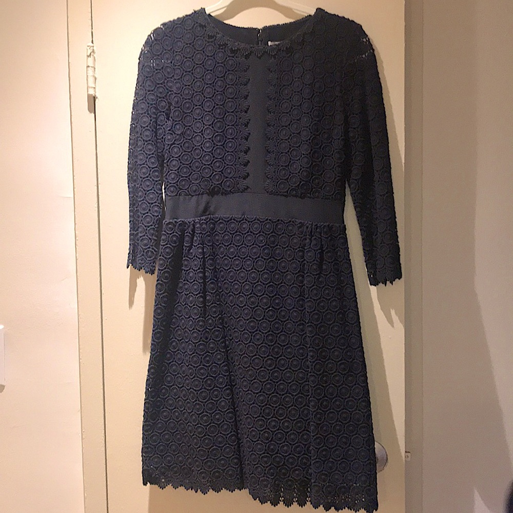 DVF black dress